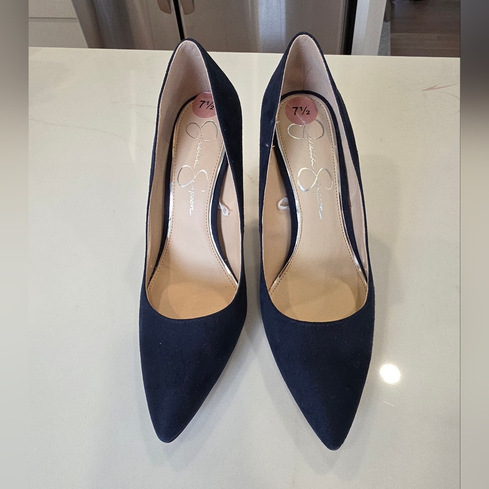 Jessica Simpson Women's Navy Heels